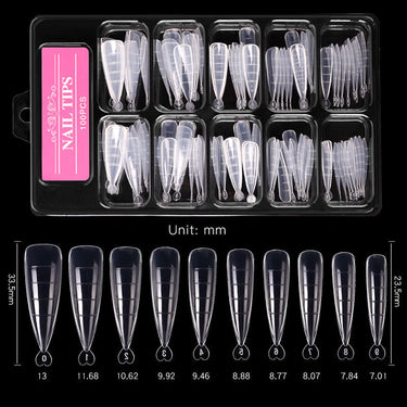 Ultra-Thin Nail Art Tip Set
